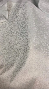 Polyester fabric white textured dress or soft furnishing 9m x 140cm wide - Picture 1 of 2