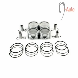 1.8T 4Pcs Piston w/ Ring Set Fit For VW GOLF/GTI MK4 AUDI A3 A4 TT - Picture 1 of 9