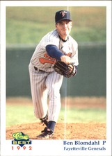1992 Fayetteville Generals Classic/Best #2 Ben Blomdahl