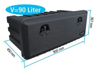 LKW Staukasten Daken Just 900 Staubox 900x367x450mm, Werkzeugkasten Daken J090 - Bild 1 von 4