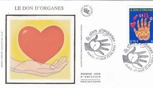 FRANCE 2004 FDC The Gift Of Organs YT 3677 - Picture 1 of 1