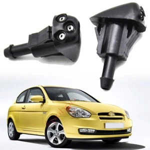 Brazo pulverizador de brazo chorro boquilla limpiaparabrisas capó para Hyundai Accent 2 piezas - Imagen 1 de 16