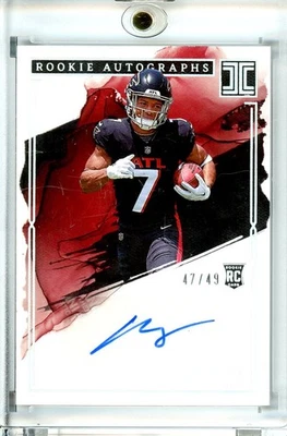 Bijan Robinson 2023 Panini Impeccable Rookie Auto /49 RC RA-BR Falcons - Image 1 of 2