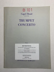 Noten. Bond. Trumpet Concerto.  Partitur. - Picture 1 of 1