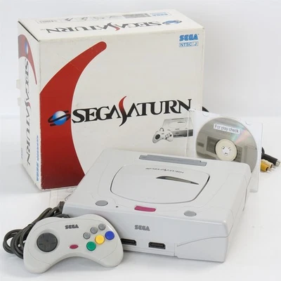 Sega Saturn Console Boxed WHITE HST-3220 Tested System SS NTSCJ B7D211560 - Image 1 of 4