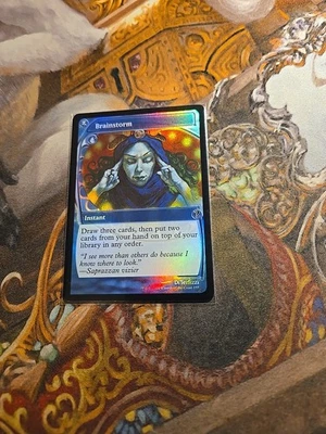 Brainstorm Future Sight Foil MTG Mystery Booster 2 - Pack Fresh - - Image 1 of 2