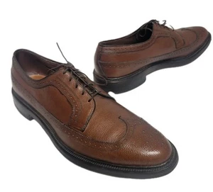 Allen Edmonds MacNeil Brogue Budapester Schuhe Herren Größe 12 AA Braun Leder Oxford - Bild 1 von 16