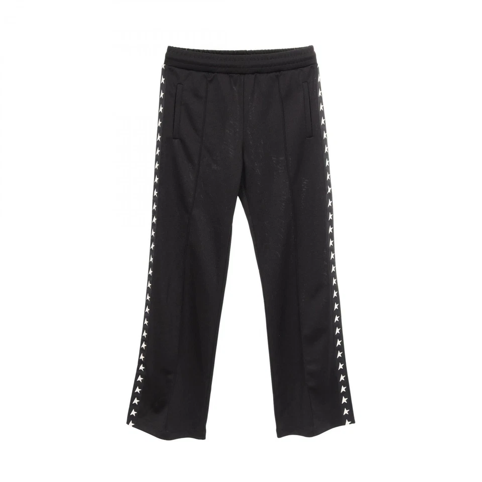 Pantalones deportivos GOLDEN GOOSE Star Tape poliéster negro blanco talla S usados para hombre Foto 1 de 4