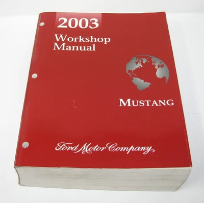 2003 Ford Mustang Shop Service Repair Manual Book Engine Drivetrain Wiring OEM - Image 1 of 3
