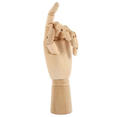  Künstler Zeichnen von Holzhandmodell kreative flexible Finger Hand - Bild 1 von 4
