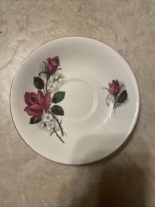 Piattino vintage Royal Kent Bone China solo prodotto nello Staffordshire Inghilterra - Foto 1 di 4