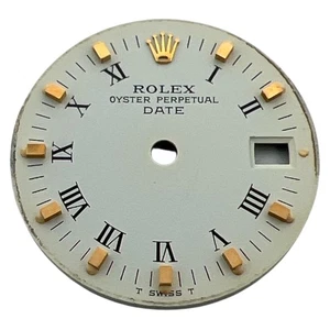 Genuine Rolex Oyster Perpetual Date 26mm Dial White & Gold 6917 - Picture 1 of 4