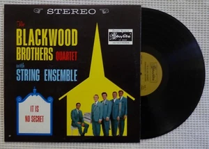 BLACKWOOD BROTHERS QUARTET It Is No Secret Orig SKYLITE Country Gospel Vinyl EX - Picture 1 of 1