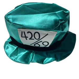 Usado en Excelente Condición Leg Avenue Sexy Sombrerero Loco Fiesta del Té Disfraz SOLO SOMBRERO Adulto OSFM Verde azulado - Imagen 1 de 7