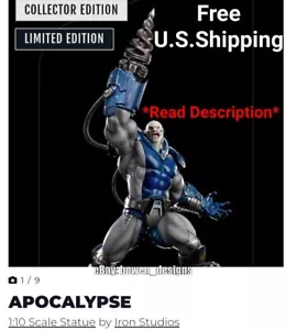 Figura Iron Studios 1/10 X-Men APOCALIPSIS Escala de Arte Estatua BDS Marvel *ROTO - Imagen 1 de 8