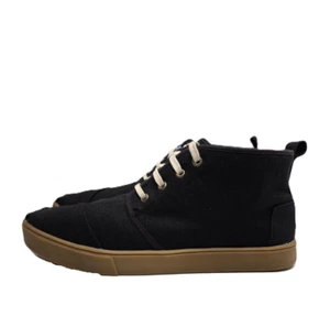 Toms Venice Collection Heritage Canvas Botas Lace Up Boots Black Mens Size 11.5 - Picture 1 of 11