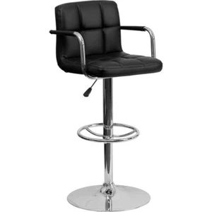 Flash Furniture Black Contemporary Barstool, Black - CH-102029-BK-GG - Picture 1 of 1