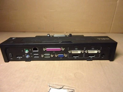 DELL CY640 LAPTOP Docking Station USB 2.0 E Plus Latitude Precision DVI INCL PSU - Bild 1 von 2