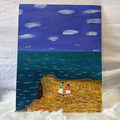 Original oil painting THE BLUFF 14x18 signed Donald Andrew’s & Bly Stone Jr 2002 - Image 1 of 4