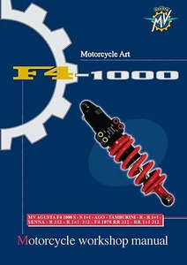 MV Agusta Service Chassis Manual 2009 F4 1000 S, F4 1000 S 1+1 & F4 1000 AGO - Picture 1 of 12