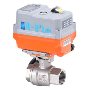 4-20ma 110-240VAC 1" Motorized Control Proportional Integral Electrical Valve - Picture 1 of 7