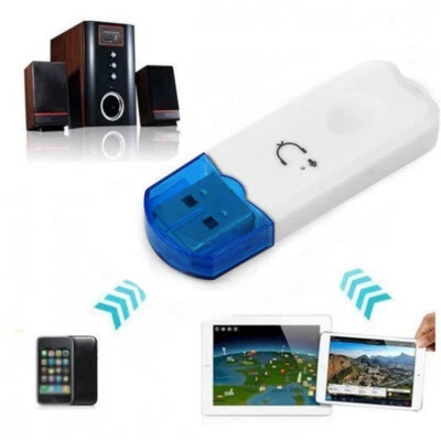 Bluetooth Dongle Wireless Stereo Audio Music Speaker Receiver Adapter - Image 1 of 3