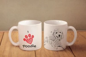 Poodle - ceramic cup, mug "I love",UK - Picture 1 of 1
