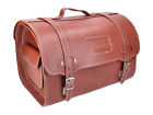Vespa Pk 100 S Automatica Va91t Brown 26 Litre Leather Luggage Case Sip