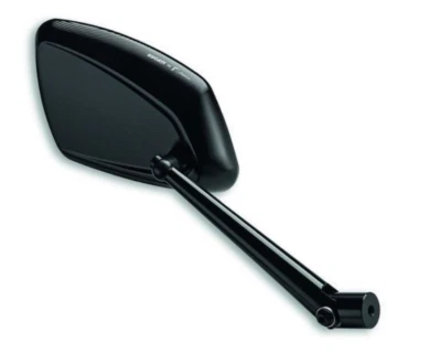 Ducati Rizoma Specchio Alluminio Nero Destro ⭐ Right Mirror Black Alu Eloxato - Immagine 1 di 2