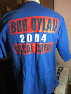 BOB DYLAN 2004 Tour Crew T-Shirt Official - Picture 1 of 2