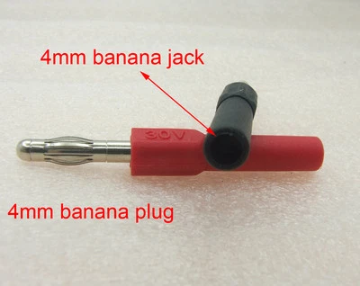 20PC Safety copper 4mm Banana Plug Male to 4mm Banana Female plug Probes Adapter - Image 1 of 4