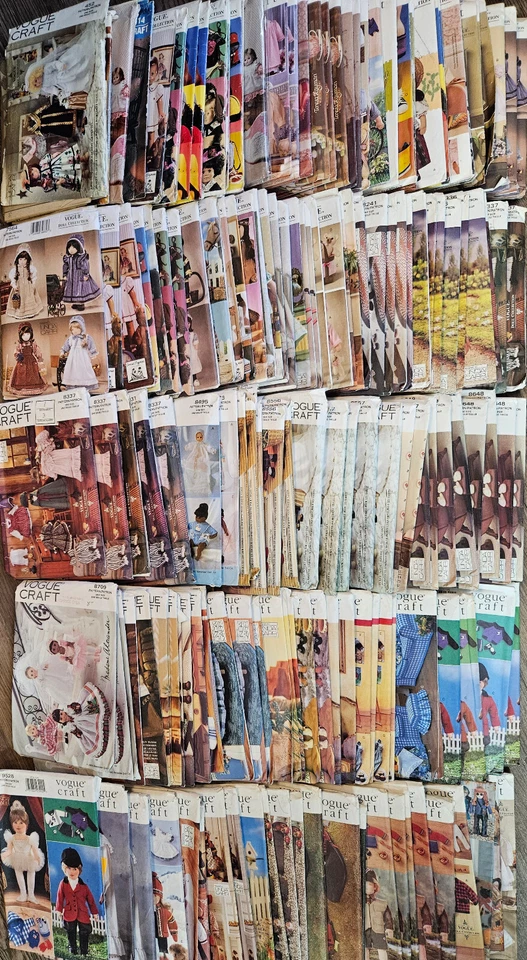 Vogue Doll Clothes Sewing Patterns 18" American Girl + Other sizes 160 U-Pick - Image 1 of 1