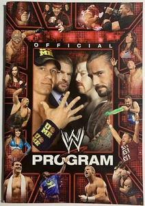 WWE 2012 RAW x SMACKDOWN Wrestling Tour Program Magazine John Cena CM Punk - Picture 1 of 3