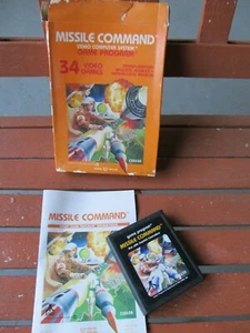 Missile Command Atari 2600 Complete Game Box Manual - Picture 1 of 3