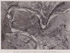 1909  --  UNE BOUCLE DU CHASSEZAC AU BOIS DE PAIOLIVE   VUE AERIENNE  3I860 - Picture 1 of 1