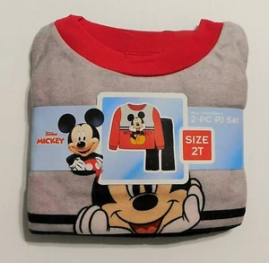 Mickey Mouse para niños pequeños talla 2T. Pijama PJ manga larga - Imagen 1 de 1