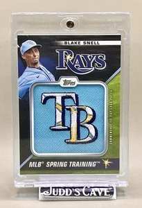 🚨2021 Topps Series 1 MLB Spring Training BLAKE SNELL Sick Patch Black /299 ⚾️ - Bild 1 von 4