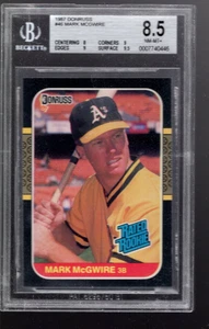 SLA264- 1987 Donruss #46 Mark McGwire - BGS NmMt+ (8.5) - Picture 1 of 2