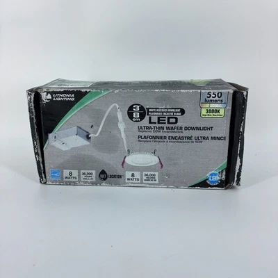 Downlight empotrado oblea ultrafina LED Lithonia Lighting 3" 3000K 550 lúmenes Foto 1 de 4