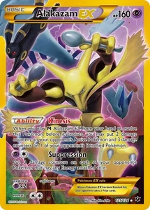 Holofoil Alakazam EX (Secret) [XY - Fates Collide] 125/124 LP - Imagen 1 de 1