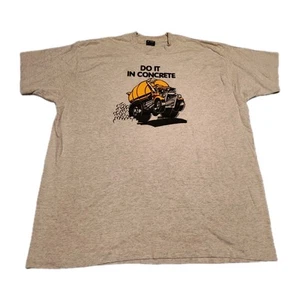 Vintage do It In Concrete FOTL Best Tee Shirt XXL Single Stitch USA Made Gray - Picture 1 of 11