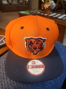 Chicago Bears New Era 9Fifty Snapback Mütze Cap Herren NFL Football Orange  - Bild 1 von 5