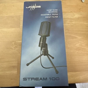 uRage Mikrofon 186017 Stół do gier Mikrofon Stream 100 Kondensator Port USB - Zdjęcie 1 z 1