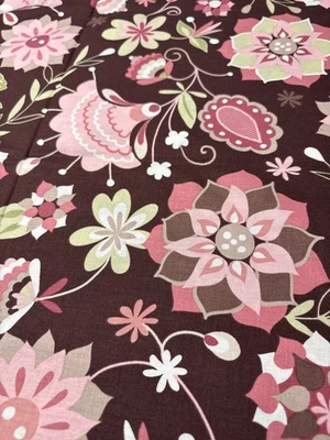 Alice Kennedy Floral Fabric 1/2 yard x 44" Timeless Treasures Cotton Sewing Quil - Image 1 of 4