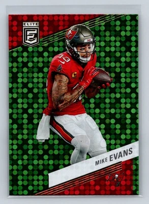 2023 Donruss Elite  #76 Mike Evans Green Disco  Tampa Bay Buccaneers C10 - Image 1 of 2