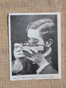 Telemetro Aubry Strumento ottico misurazione applicazioni militari Stampa 1900 - Picture 1 of 1