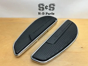 Genuine Harley-Davidson Softail MK8 Rider Footboard Kit Chrome 50500634 50500635 - Picture 1 of 3