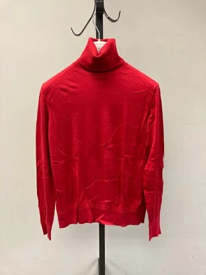 Suéter Tom Ford Rojo Roll $1100 Talla 38 EU 48 EE. UU. en 100% Algodón Cuello Alto Foto 1 de 4