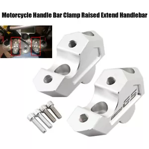 Motorcycle Handlebar Clamp Riser Handle Bar Mount Brackets For BMW F750GS 2018+ - Picture 1 of 10
