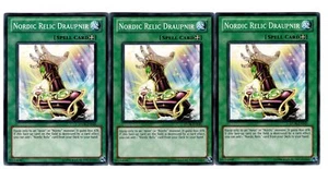 Yugioh - 3X Nordic Relic Draupnir - Common - Unlimited - STOR-EN045 - Near Mint - Picture 1 of 1